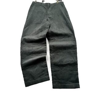 Malbon Corduroy Mens Pants Extremely Rare DarkGreen SZ-34 Casual Golf Korea Made